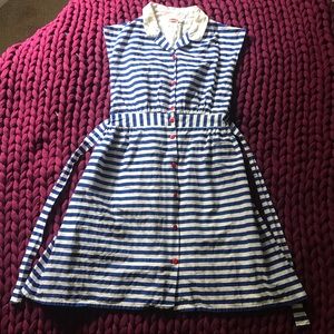 ModCloth style vintage retro striped summer dress